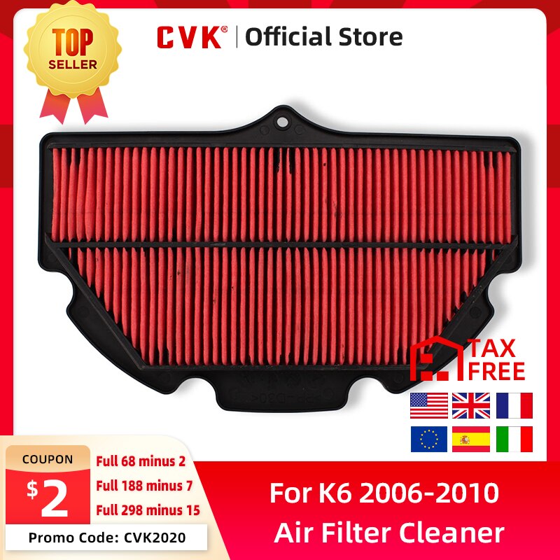 Cvk Air Filter Cleaner Element Voor Suzuki Kleine Gsxr 600 750 GSXR600 GSXR750 K6 K8 2006 2007