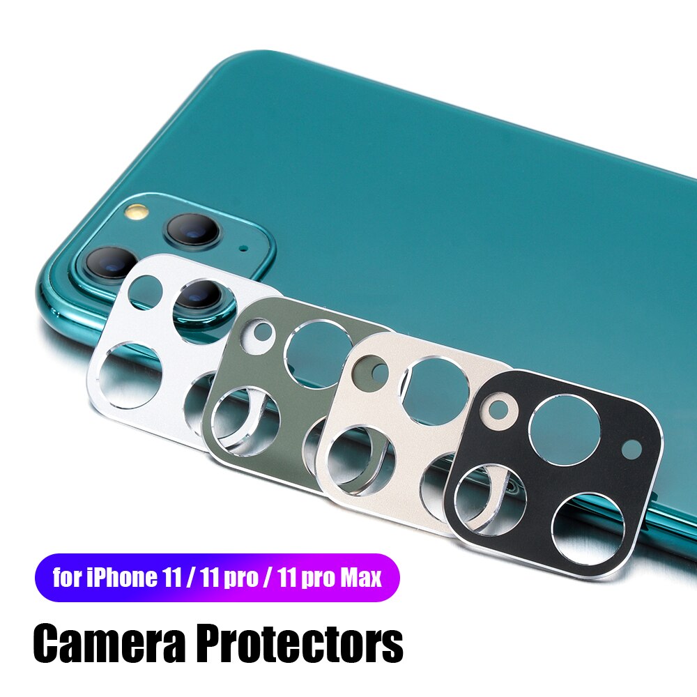 Volle Abdeckung Kamera Objektiv Metall Ring Protector für iPhone 11 Pro/11 Pro/11 Zurück Kamera Objektiv Schutzhülle fall telefon zurück protector