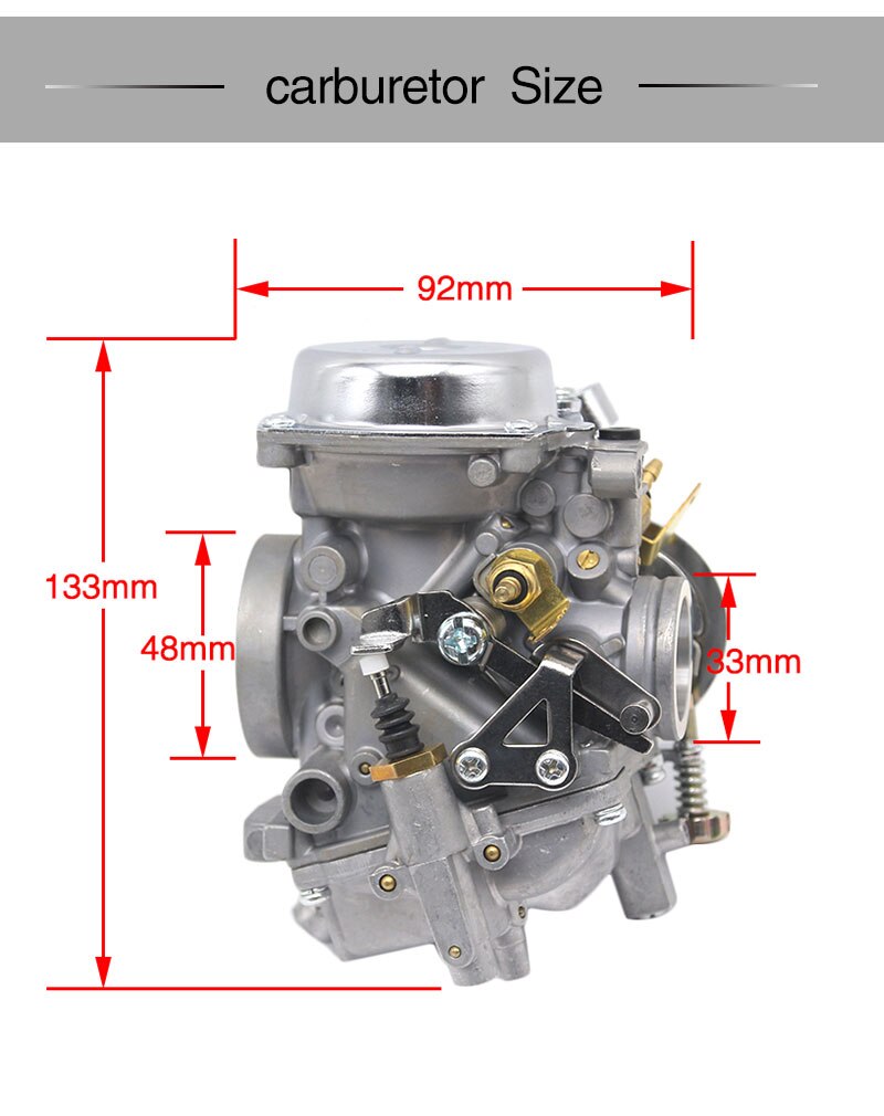 Motorcycle Carburetor XV250 XV125 QJ250 XV 250 XV 125 Aluminum Carburetor Assy For Yamaha Virago 125 XV125 1990