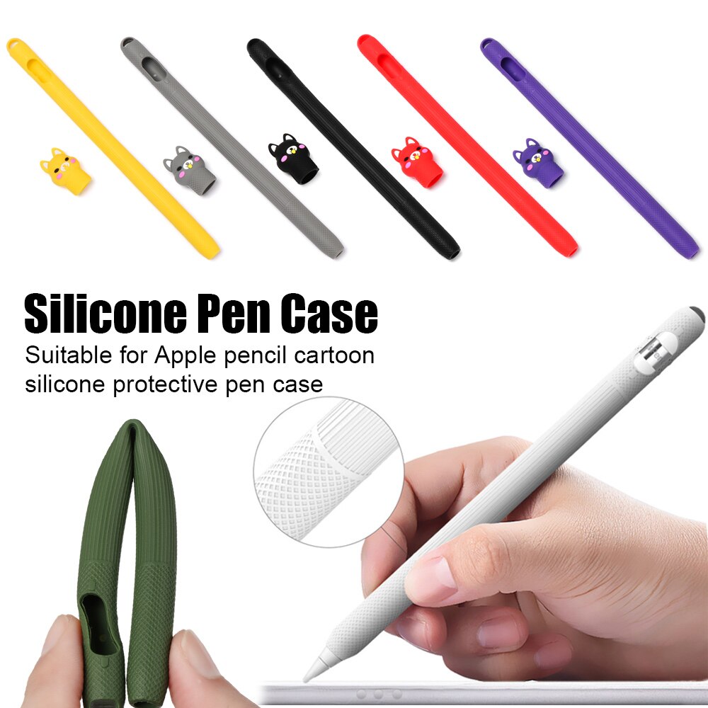 Für Apple Bleistift Fall Cartoon Bär Weiche Silikon Halter Stylus Stift Abdeckung Kompatibel Für Ipad Tablet Touch Stift Schutzhülle