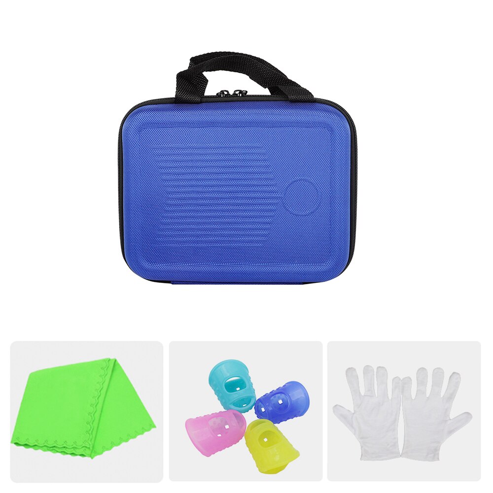 Kalimba Case Thumb Piano Bag Shockproof Waterproof Storage Bags for Kalimba Musicial Instrument Accessory: Blue