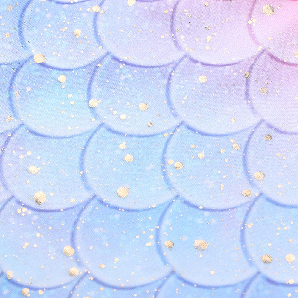 BAOHULU 3-11 Years Kids Gymnastics Leotard Sleeveless Ballet Leotards for Girls Light Pink Blue Bodysuit for Dance Fish Scale