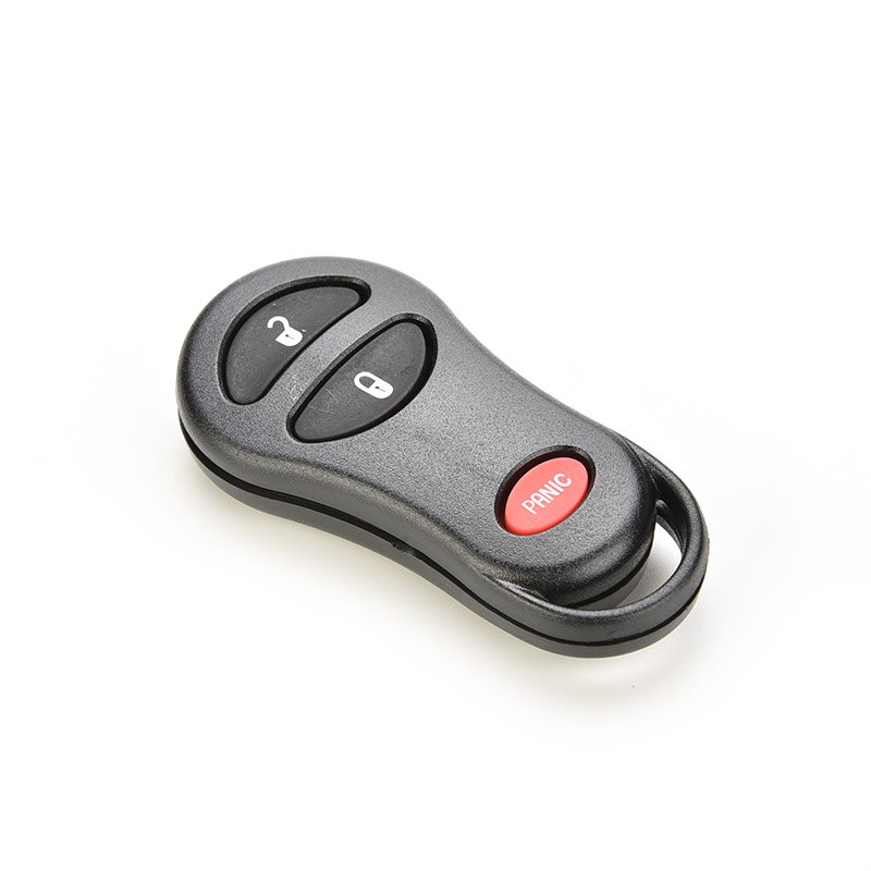 2 Button + 1 Panic Keyless Remote Case Fob For Chrysler Voyager PT Cruiser For Dodge Ram Dakota Durango Jeep Cherokee