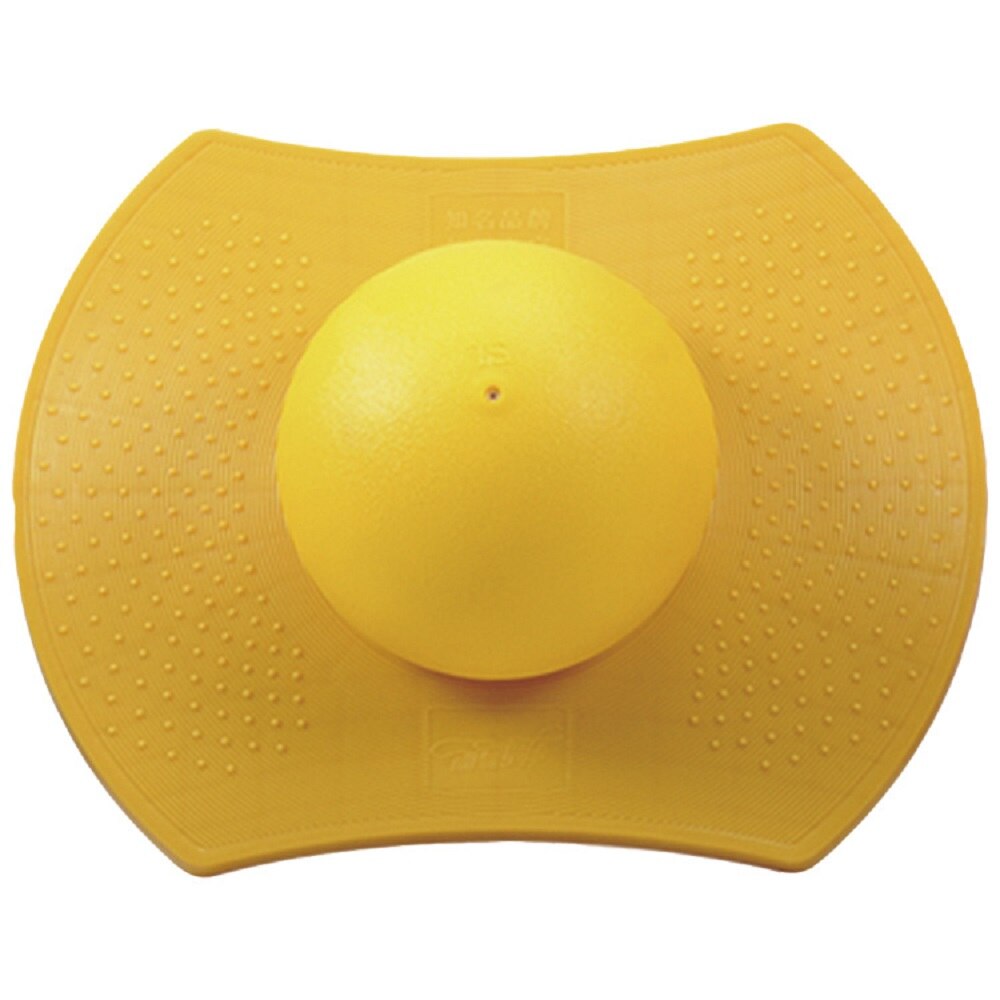 Boule trémie pour enfants, jouet d'équilibre, boule de saut gonflable, plateau d'équilibre, équipement d'exercice à l'intérieur, multicolore, nouveauté: YELLOW