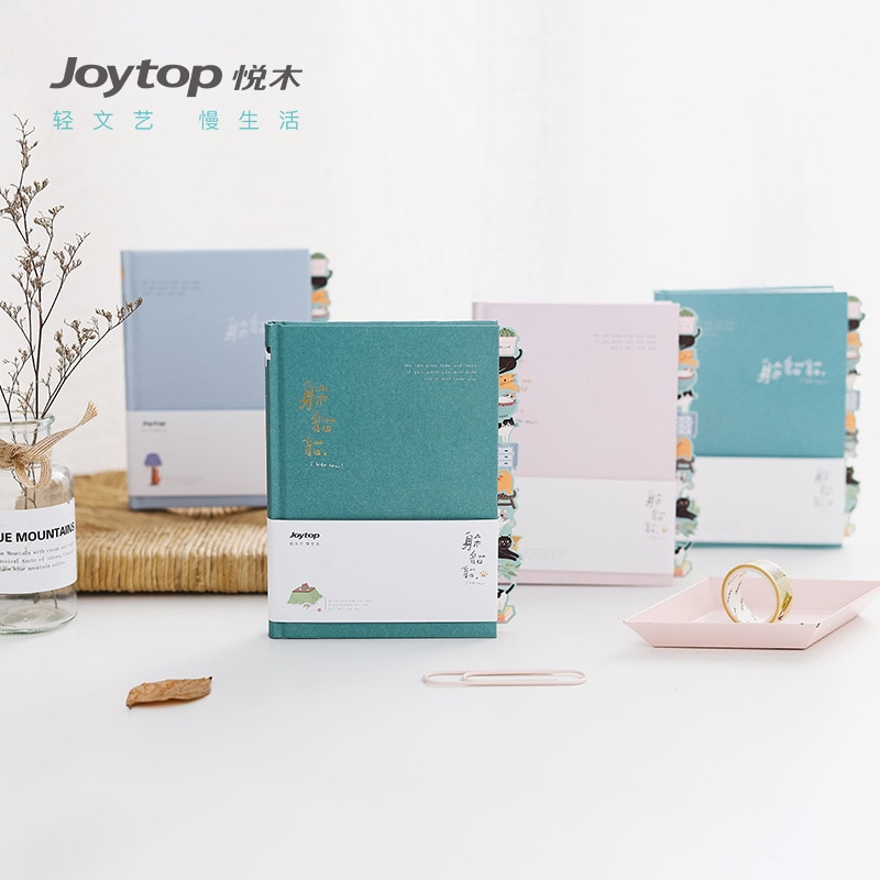 Peekaboo lille kat bullet journal box sæt kawaii papirvarer