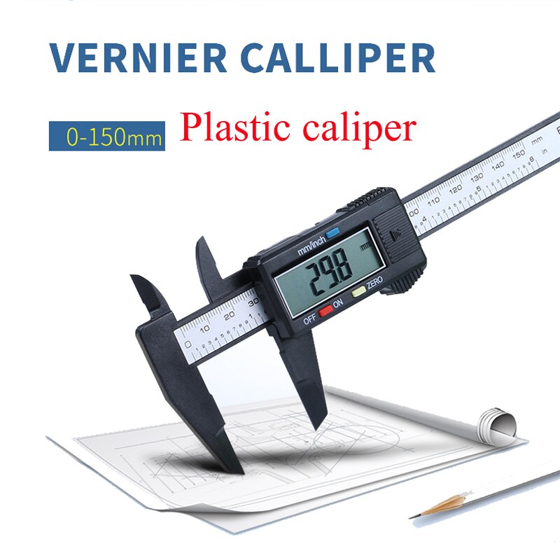 Digital vernier caliper measurement tool Stainless steel electronic digital caliper Micrometer LCD Work waterproof