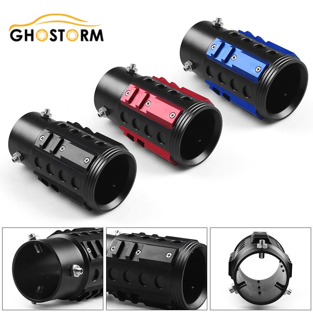 Universal Aluminum Car Exhaust Tailpipe Car Tail Throat Rear Refit Muffler Tip Exhaust Systems Muffler Pipe