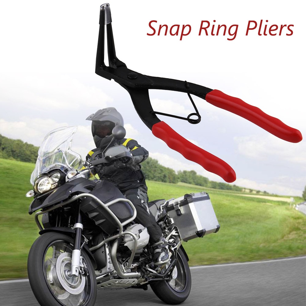 Master Cylinder Snap Ring Pliers Internal C-Clip Plier 90 Degree Bent Long Nose for Outdoor Personal Motorcycle Decoration