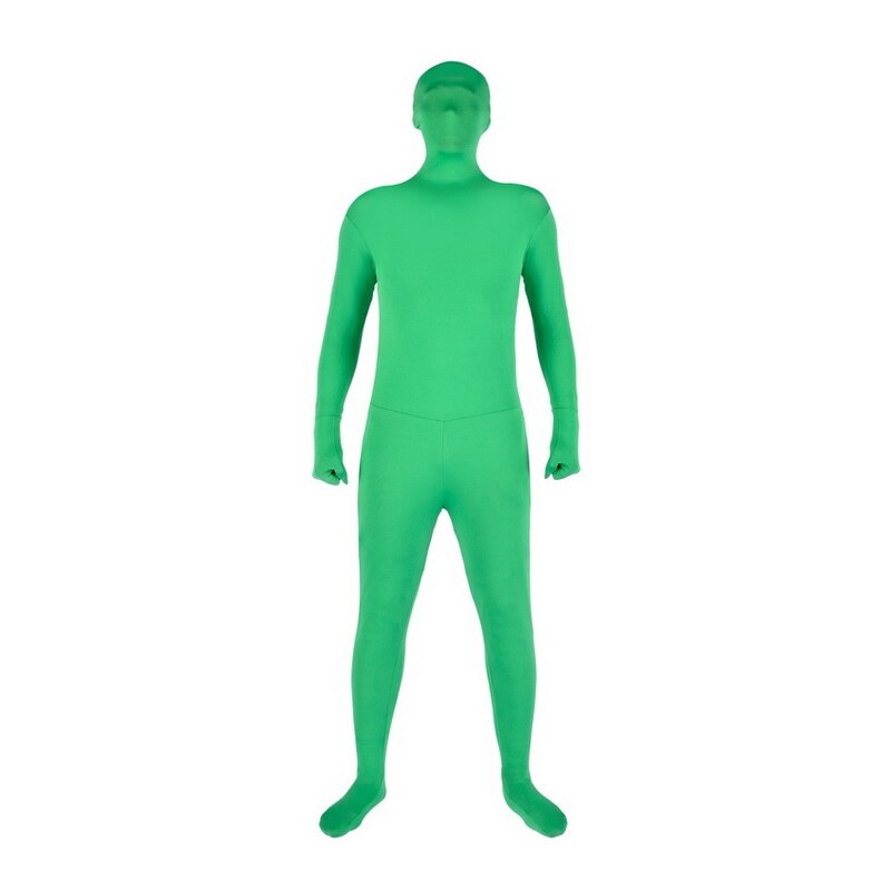 Elastische Body Groen Scherm Pak Video Chroma Key Comfortabele Achtergrond Onzichtbare Effect Strakke Pak Bodysuit Cosplay Kostuums