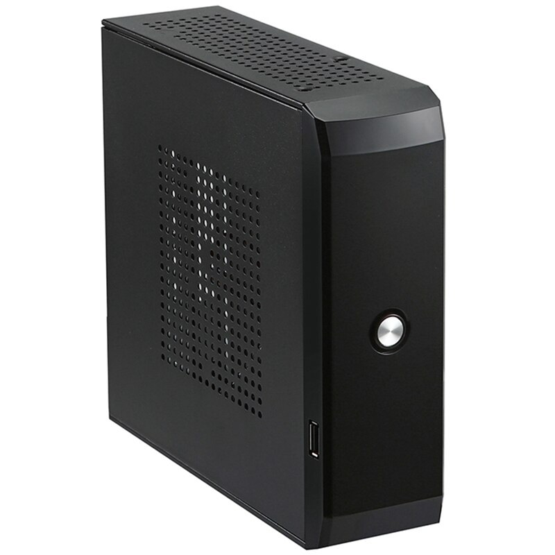 Mini Itx, HTPC caja de la computadora 2,0, caja de escritorio USB, potencia Horizontal práctica para la oficina en casa: Default Title