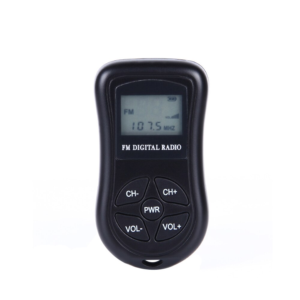 Rádio digital FM portátil DSP Display digital Receptor FM estéreo para ensaio de conferências Recepção FM de baixa potência