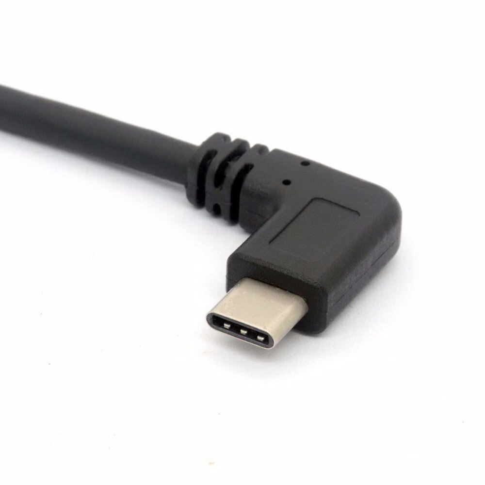 Kątowy kabel USB C kabel USB 90 stopni 3.0 A robić USB typu C w lewo/w prawo robić synchronizacji i przewód zasilający