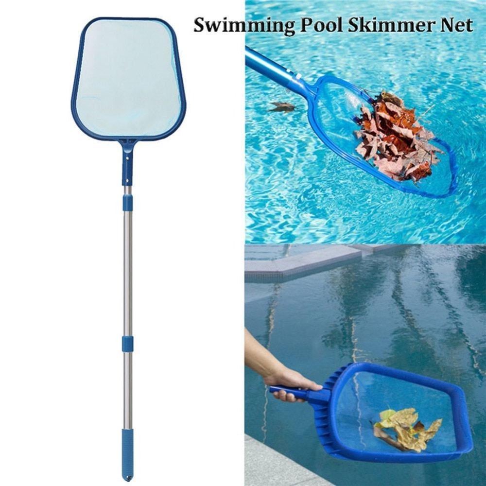 Simbassäng nät blad skummare med teleskopisk pol intex pooler och spa plast