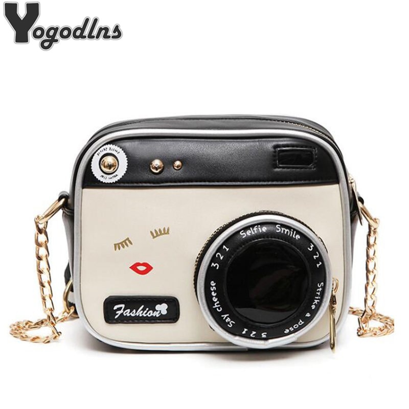 PU Leather Shoulder bag Strap Bag Style Case camera cute Small chain crossbody bag women small vintage purse