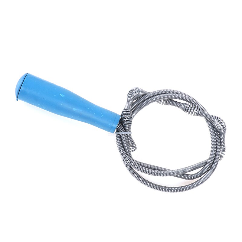 1m lange kloak rensetråd fjeder fjernelse tilstopning hårfilter afløbsrensere værktøj hjemme bøjelig vask badekar toilet mudderrør slange