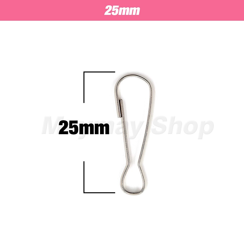 100Pcs Spring Clip Hooks Snap Buckle Metal For Purse Zipper Pull Lanyards Paracord Badge Keyring Keychain Accessory: Antique Copper