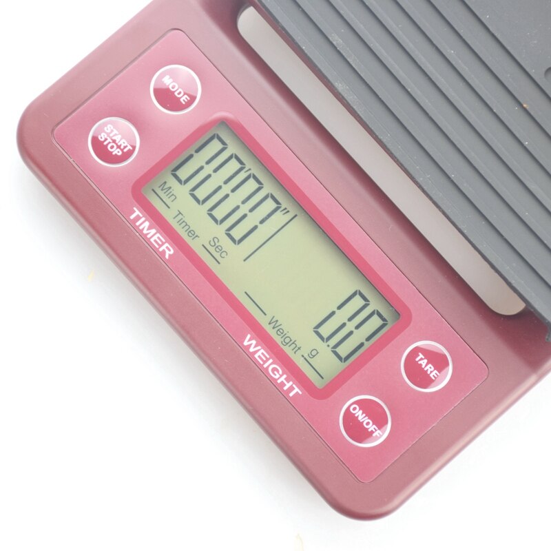 Home Multi Function Electrical V60 Coffee Scale With Timer 0.1-3000G Barista Tool Portable Mini Drip Scale Baking Lcd