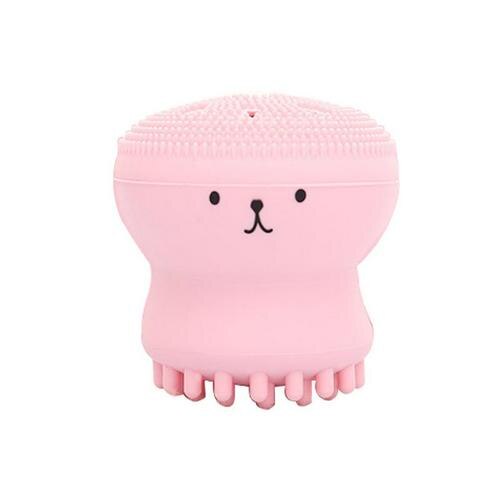 1 Pc Silicone Small Octopus Facial Cleansing Brushes Face Cleaning Washing Brush Massage Beauty Instrument Clean Pores/Exfoliate: B01