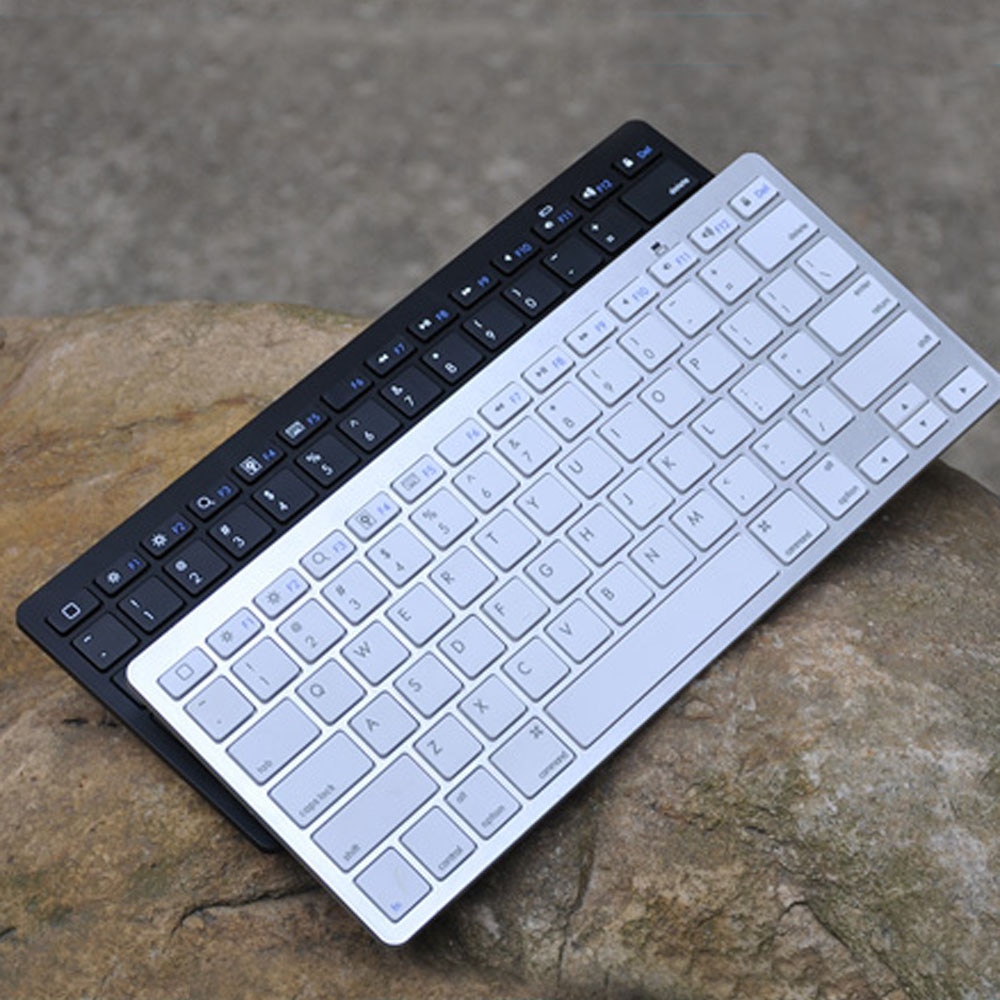OMESHIN Ultra-thin aluminum wireless Bluetooth keyboard ultra-thin portable Bluetooth keyboard for IOS Android Windows PC