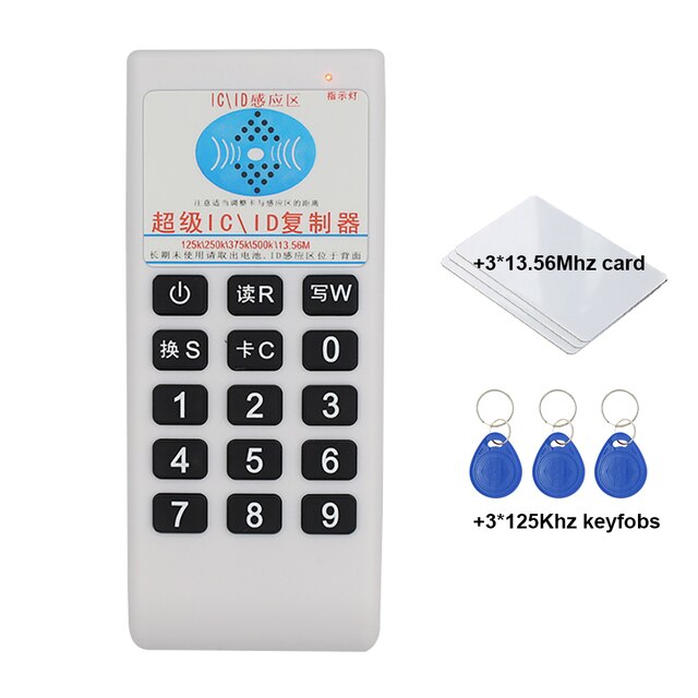 De Frecuencia 125Khz-13,56 MHZ duplicador copia clonador RFID tarjeta NFC IC lector y escritor de Control de acceso Etiqueta de tarjeta duplicador: type2
