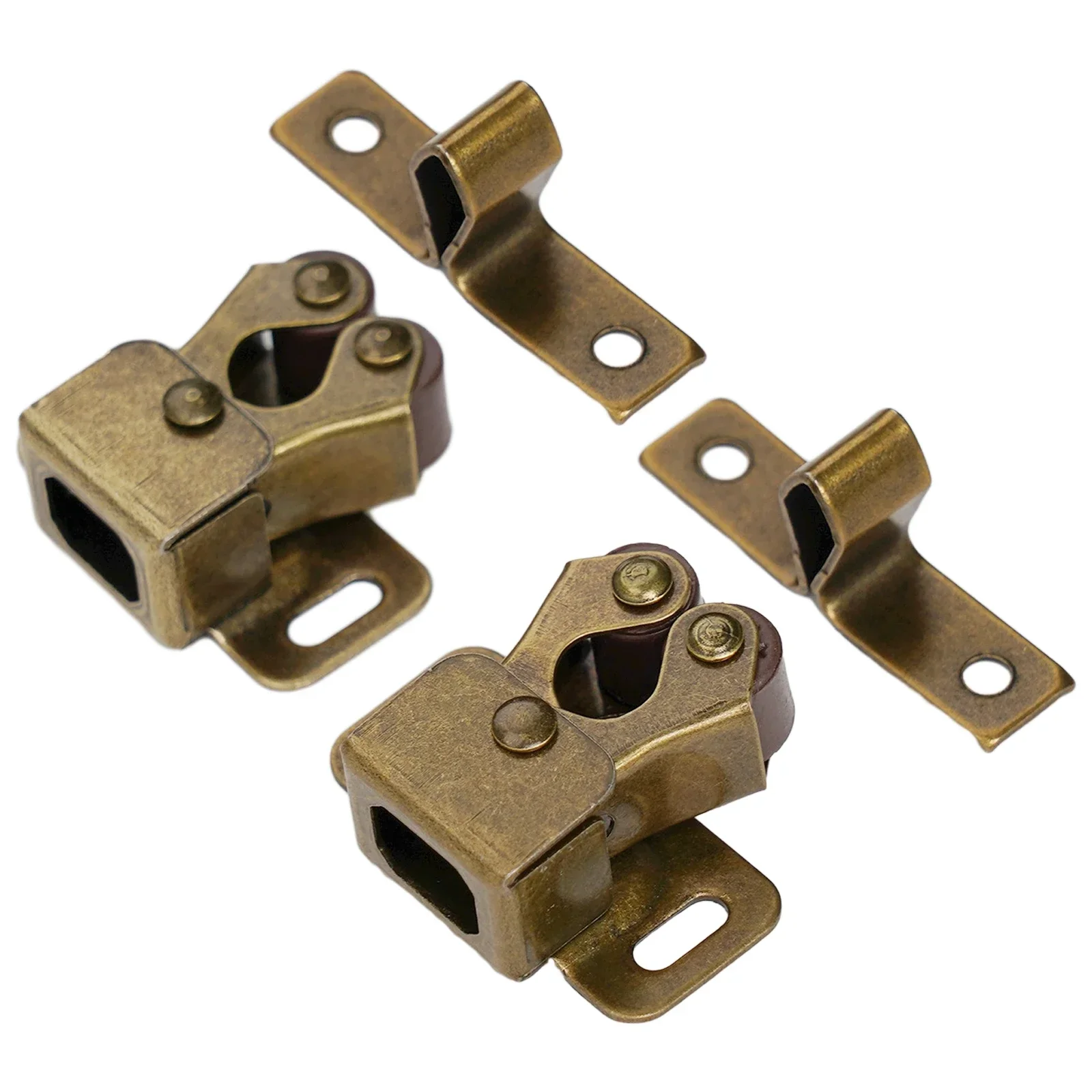 Double loquet de fermeture de porte pour Hurhomes, pince, quincaillerie, serrure domestique, rouleau de remplacement, acier inoxydable, tout neuf