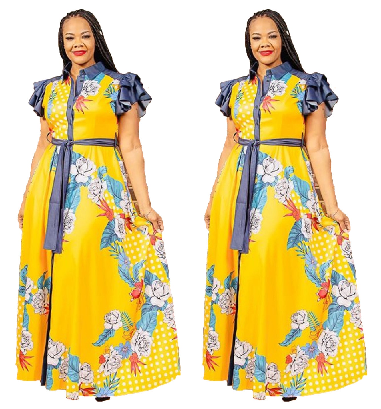 Vestidos africanos de talla grande para mujer, vestidos largos estampados Dashiki de talla grande 3XL, 4XL y 5XL, Vestido largo de Ankara, África