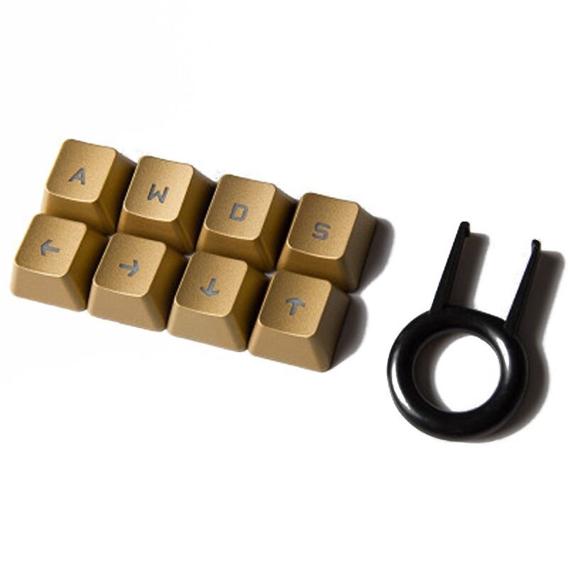 Capuchons de touches WASD et Arrow, pour clavier mécanique logitech G910 G810 G310 romer-g Switch B3K: Gold
