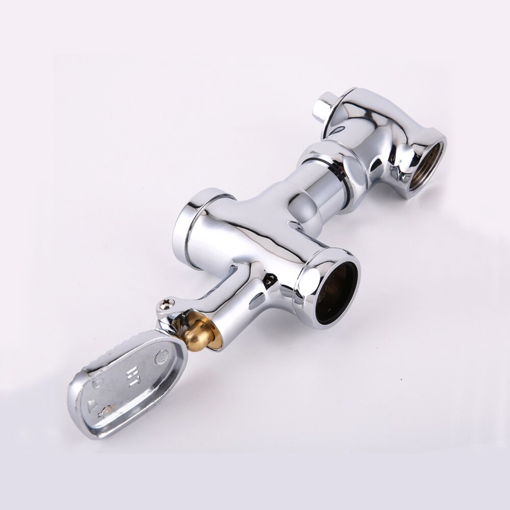 X10504A Foot-pressing Pedal Type Brass Toilet Flush Valve