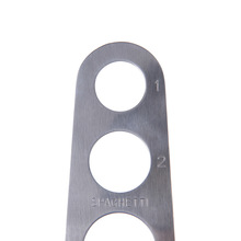 Nudelmesser, Spaghetti-messer, küchenwerkzeug aus edelstahl, 4 portionen, portionskontrolle, nudelmesser