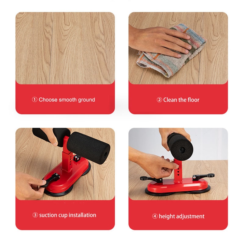 Barra de abdominales para fitness, dispositivo auxiliar de ejercicio en el gimnasio, banco de ejercicios con tubo de resistencia, equipo para el hogar, máquina abdominal para perder peso