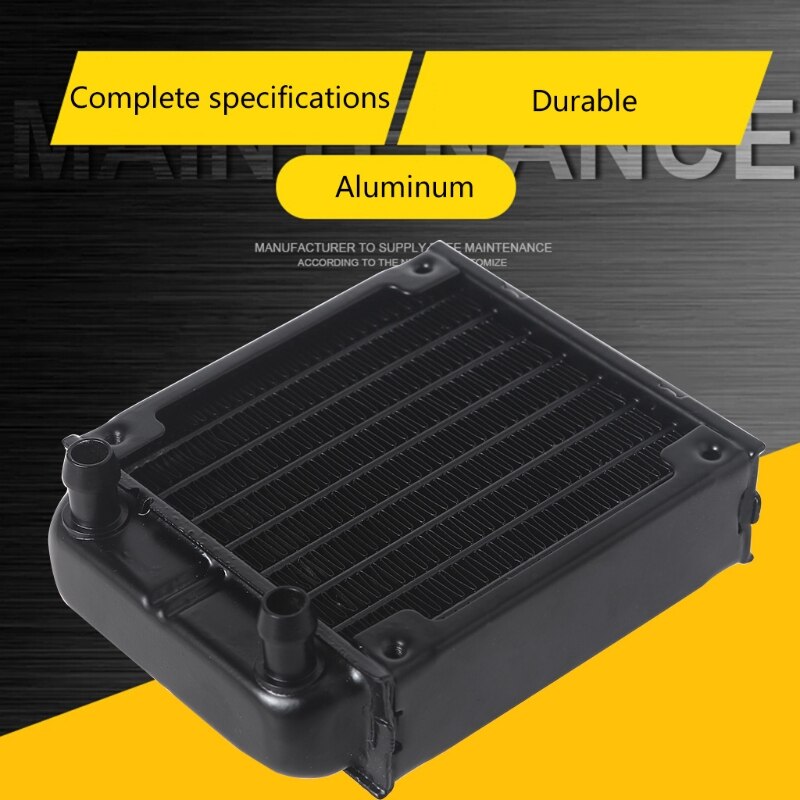 Water Cooling Computer Radiator 10 Pipe Aluminum Heat Exchanger Liquid Cooling Heat Sink for CPU PC Water Cool System