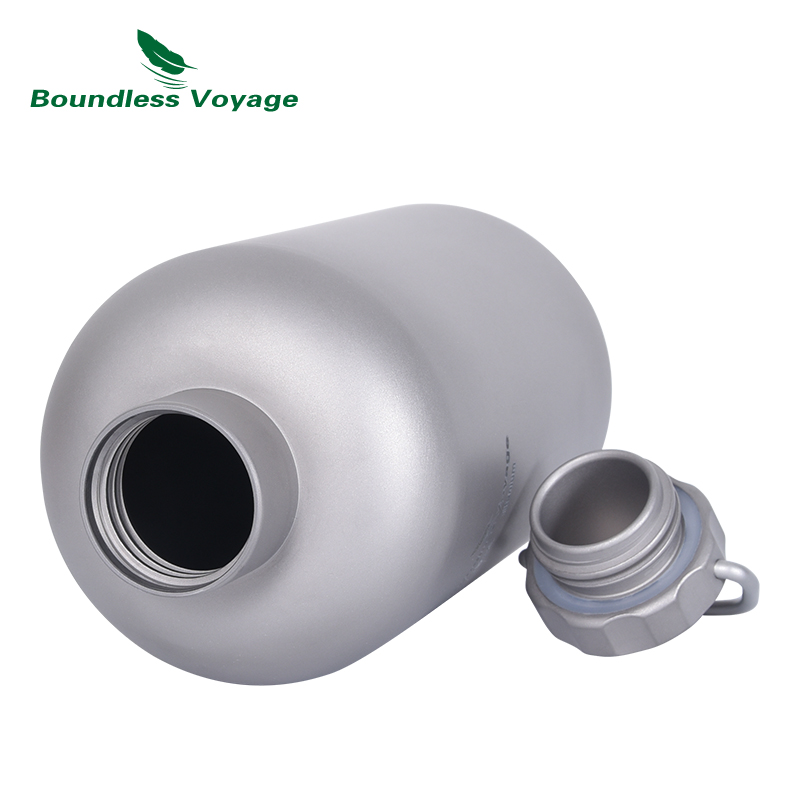 Borraccia sportiva in titanio da viaggio senza limiti con coperchio in titanio campeggio esterno ciclismo escursionismo picnic acqua tè caffè bicchieri 400ml