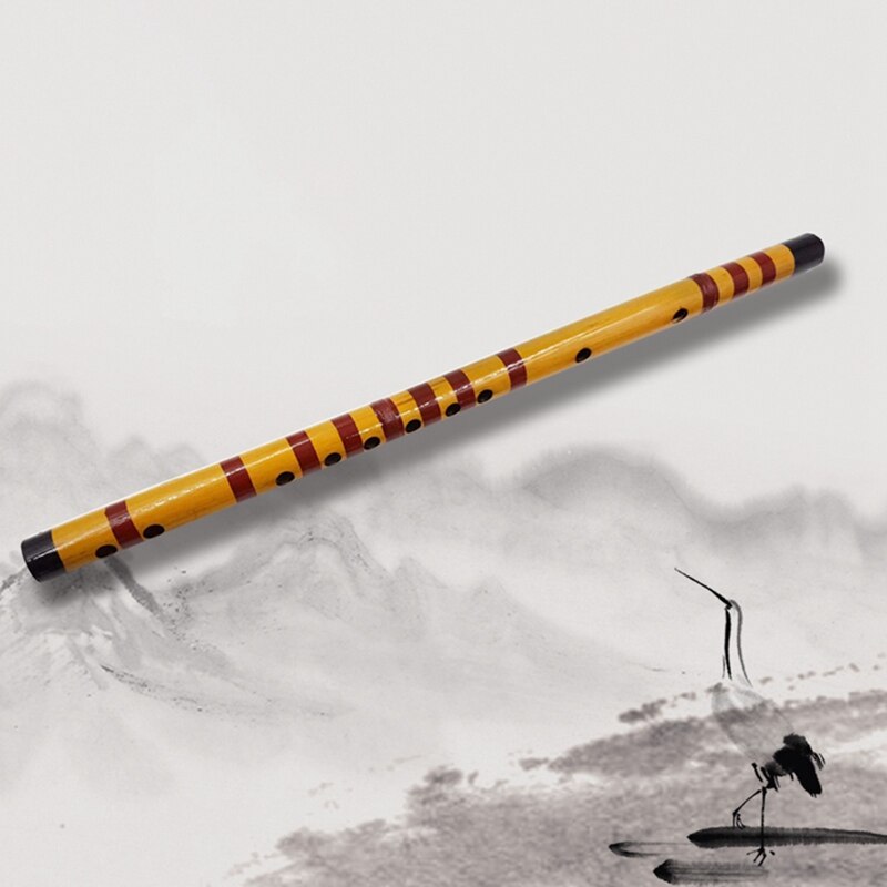 Flöjt bambu träblåsare musikinstrument trä handgjorda