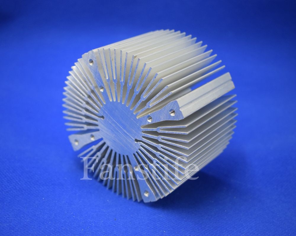 15W 20W 30W High Power Led Aluminum Heatsink 90mm Height-55mm Radiator