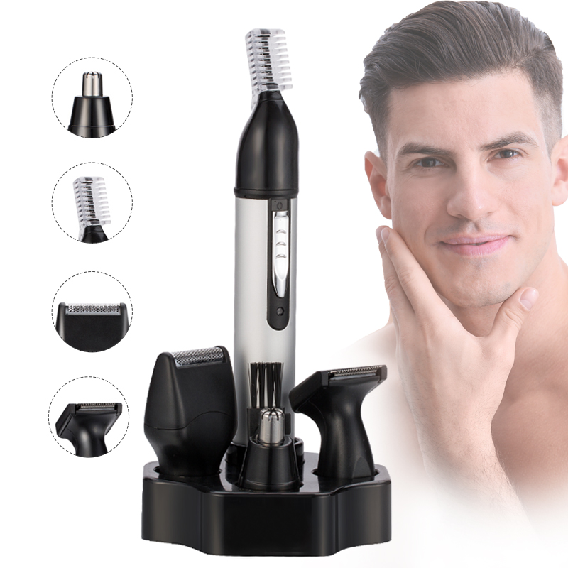 Electric Nose Hair Trimmer Man Shaving Nose Hair Clip Rechargeable ...