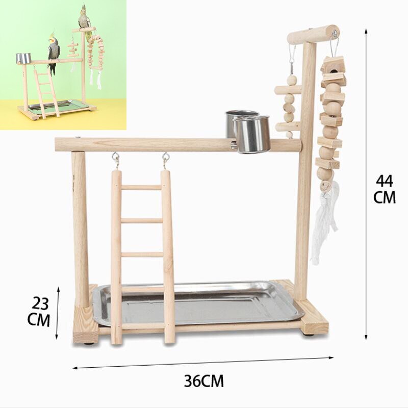 Support pour perchoir à oiseaux, jouets pour perroquets, exercice, mangeoire, Center d&#39;activité pour les oiseaux, perroquet, Conure, Cockatiel: F502