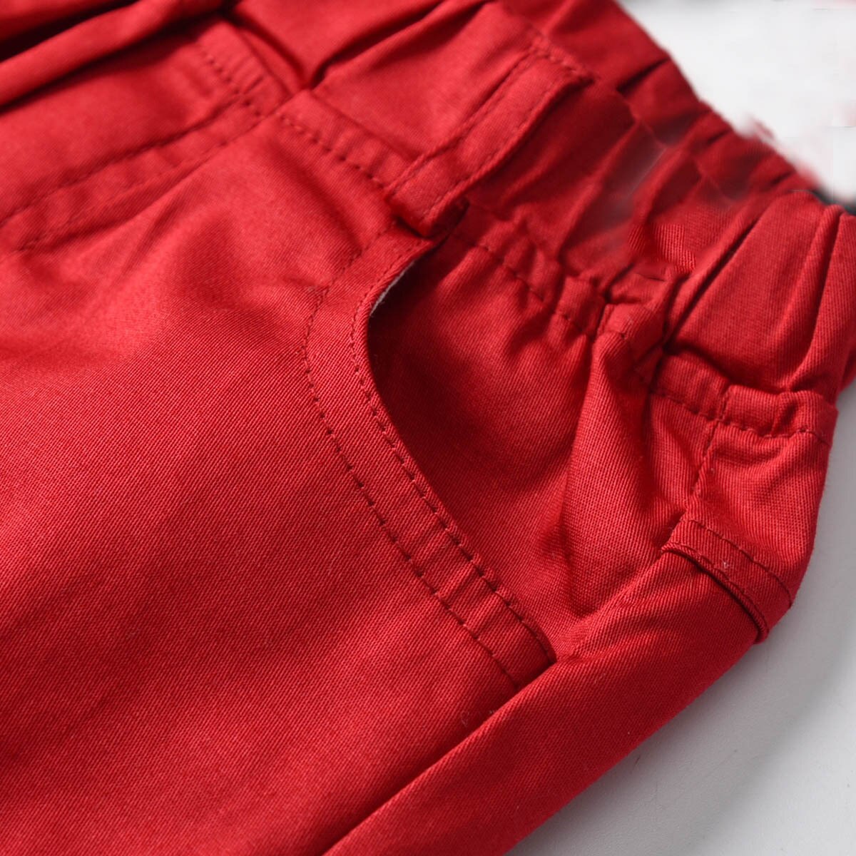 Europese En Amerikaanse Gentleman Pak Jongen Shirt Bib Banket Jurk Kind Formele Wit Shirt + Shorts Twee-stuk Pak 8 Leeftijd