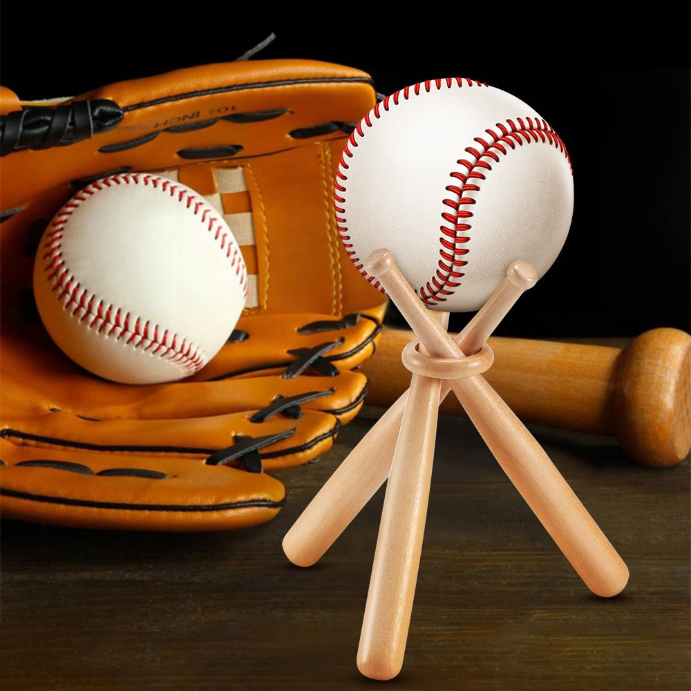 Baseball Golf Tennis Ball Display Stand Souvenir Ball Wood Holder Support Baseball Golf Tennis Ball Display Stand