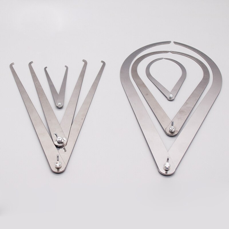 Keramische Remklauw Gebogen Buiten Remklauw Klem Rechte Been Inner Card Sculptuur Keramische Meten Aardewerk Tool 4-12Inch