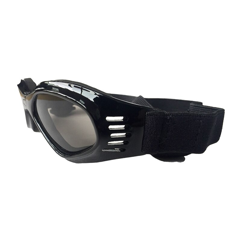 Huisdier Accessoires Kat Hond Glazen Goggles Opvouwbare Anti-Uv Zonnebril Waterdichte Huisdier Foto Props Voor Kleine Middelgrote Hond Product Pug: Black