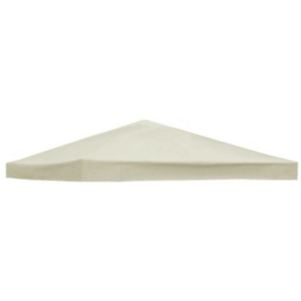 3x3M Canvas Camping Hiking Sun Shelter Outdoor Tent Canopy Top Roof Cover Patio Sun Shade Cloth Shade Shelter Replace Part: Single Layer