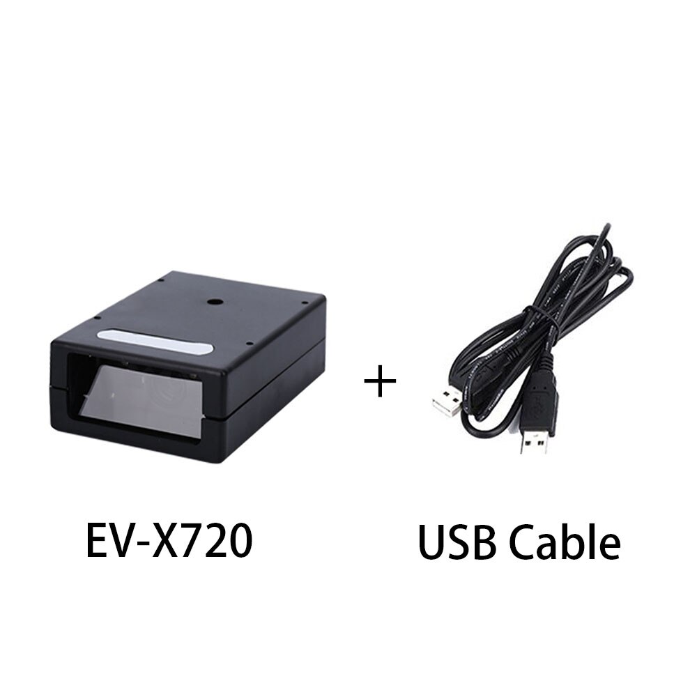 Mini Size Barcode Scanner Module Usb Barcode Reader Met Goedkoopste Prijs 1D &amp; 2D Ttl RS232 Seriële Self-Inductio qr Barcode Scanners: EV-X720 1D CCD USB