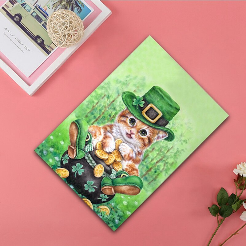 Irish St. Patricks Day Mini Hof Banner Garten Flagge Mit Garten Flagge Haus Dekor Neue (ohne Fahnenmast)