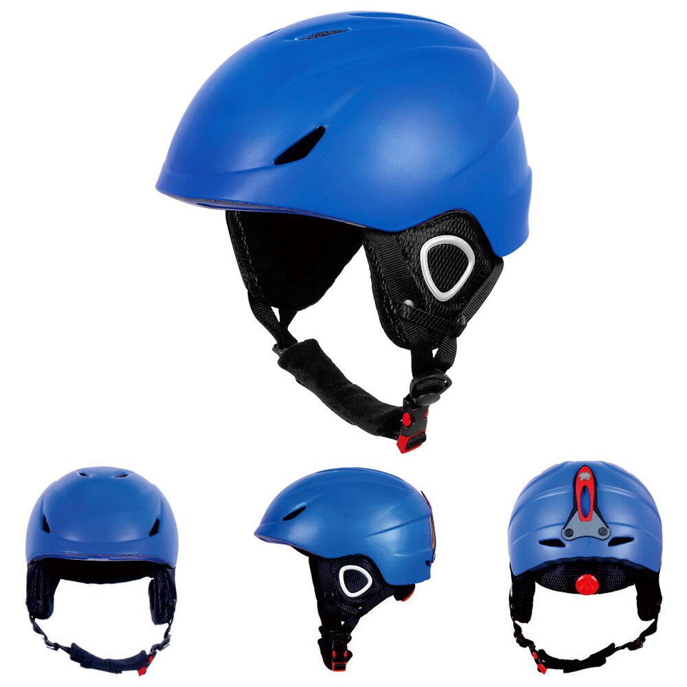 Beschermende Helmen Skateboard Snowboarden Skiën Helm Slagvastheid Ventilatie Veiligheid Sport Helm Fietsen Hoofddeksel: Blauw