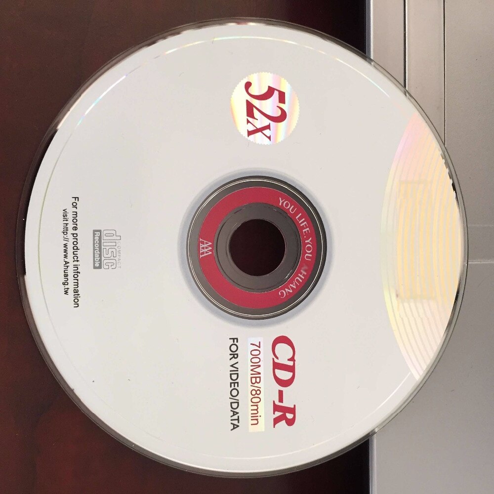 50 Discs Grade A 700 MB 52x Blank Red Pro Printed CD-R Disc