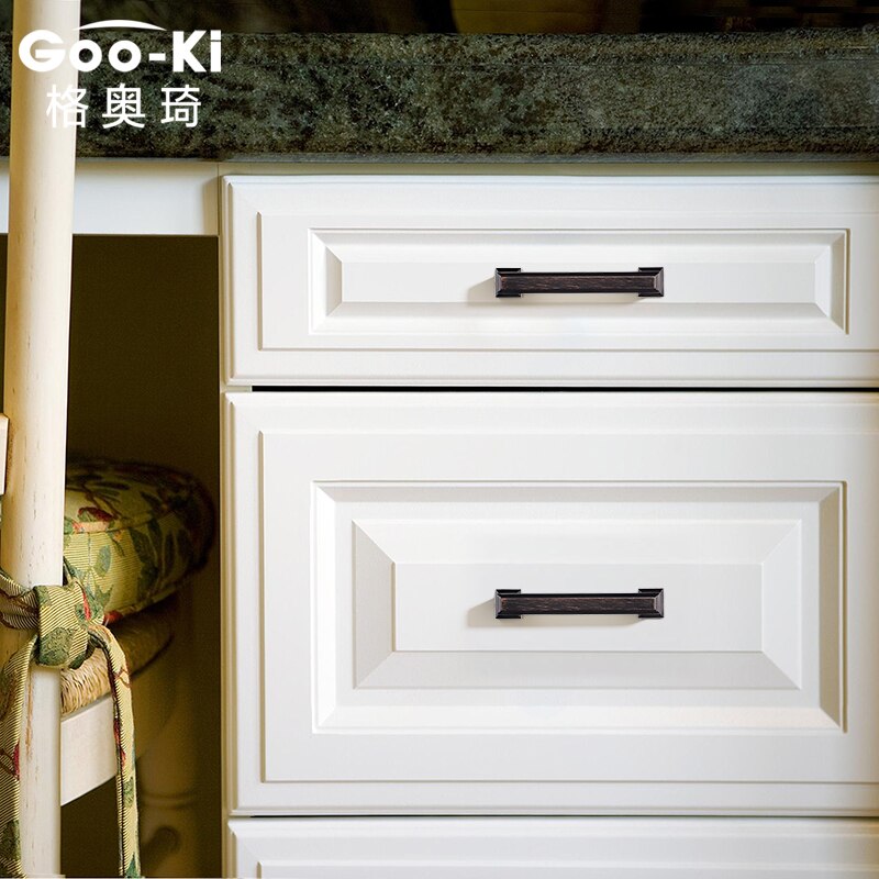 Goo-Ki Amerikaanse Stijl Olie Gewreven Brons Applicance Pull Kast Knoppen Lade Knop Vintage Kast Garderobemeubilair Hardware