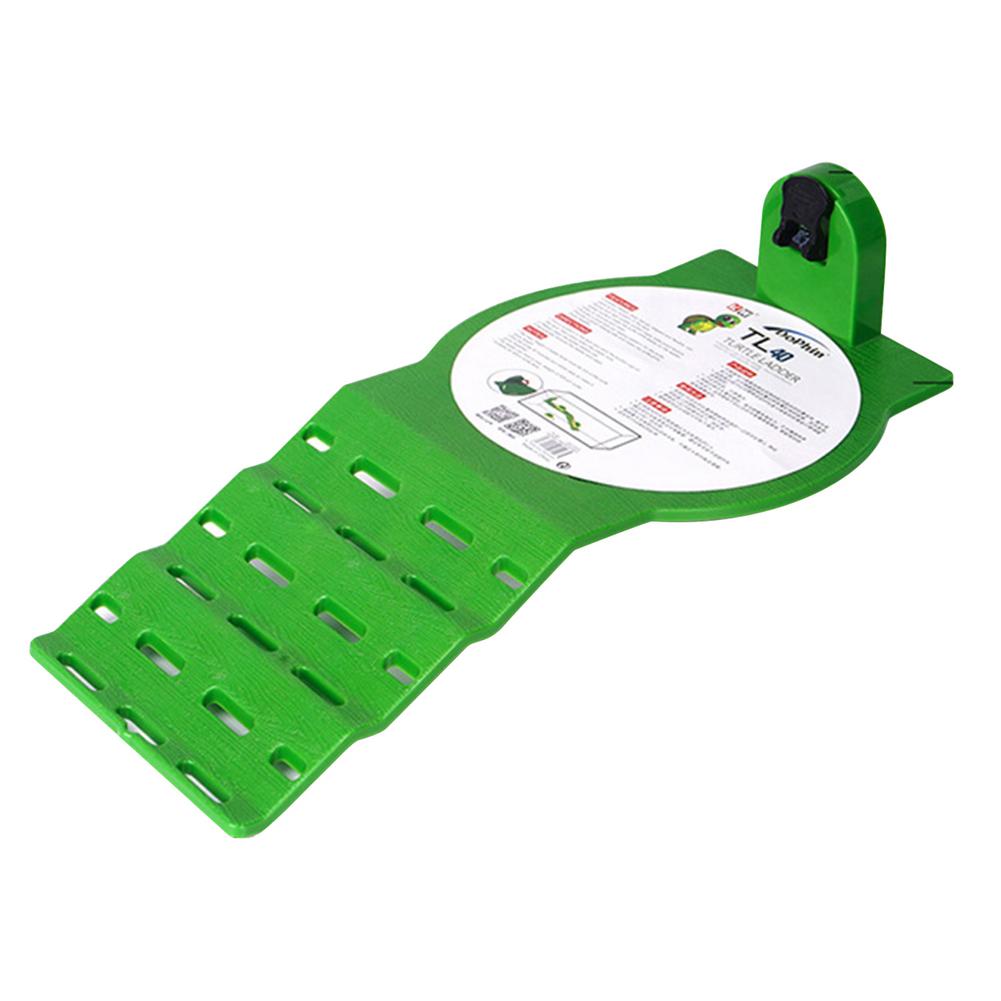 Schildpad Koesteren Platform Kunstmatige Klimmen Ladder TL-40 Schildpad Klimmen Platform Aquarium Aquarium Simulatie Gazon Decor: Default Title