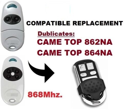 TOP-862EV/TOP-864EV compatibel afstandsbediening, 868,3MHz CLONE, Duplicator