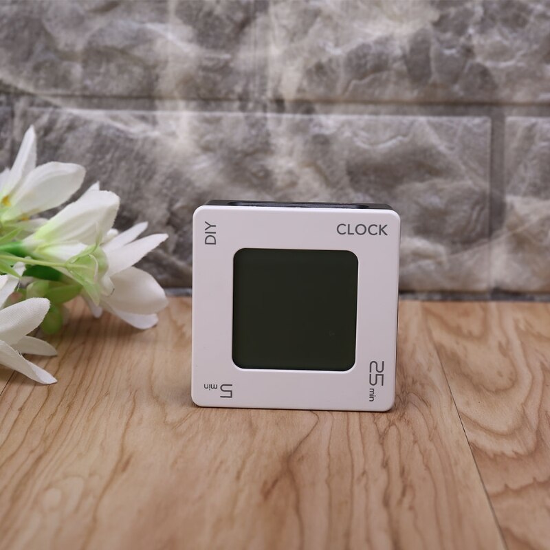 DIY Time Management Pomodoro Timer Square Alarm Clock for students Y5JA
