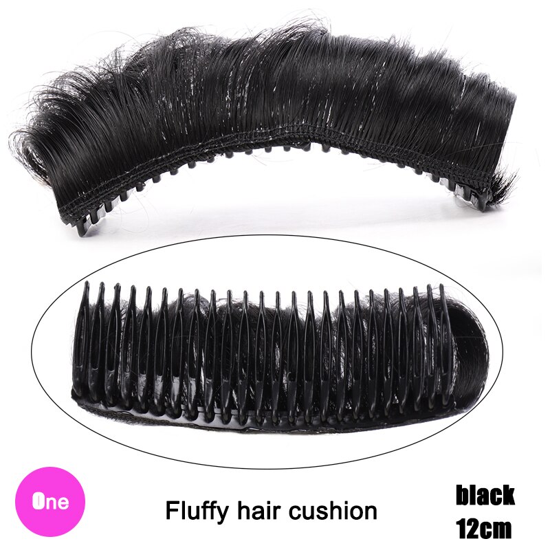 DIANQI short curly hair natural tail clip in synthetic heat resistant ponytail hair extensions hairpiece for women: black